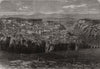Visit of the Emperor Napoleon to Algeria. The town of Constantine. Algeria 1865