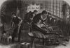 The Sheffield steel manufactures. File cutting. Yorkshire 1866 old print