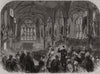His Royal Highness unveiling the Prince Consort Memorial Window, Guildhall 1866