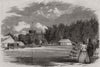 Worcestershire Archery Society mtg, Lea Castle, Wolverley, Kidderminster 1858