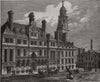 New town hall, Leicester, opened on Monday last. Leicestershire 1876 old print
