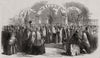 Founding of the new school at Loughborough: the procession. Leicestershire 1850