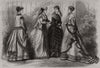 Paris fashion for September 1867 old antique vintage print picture