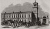 Croydon, Brighton & Dover Railway Company station, Southwark 1844 old print