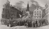 Grand procession of the Gorbals Temperance Society, at Dumfries. Scotland 1852