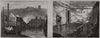 Cotton Riots. Ruined Haslingden Mill. Colonel Jackson's house. Lancashire 1878