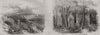 Boulogne. Portel village; farm in the Vallee de Nacre. Pas-de-Calais 1857