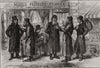 Polish Jews in the ghetto at Vienna. Austria 1873 old antique print picture