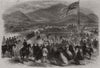Breaking ground Great Southern Railway Christchurch Canterbury New Zealand 1865