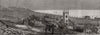 View looking from Hythe eastward to Sandgate. Kent 1881 old antique print