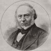 Sir Rowland Hill, the author of the Penny Postage. Portraits 1890 old print