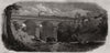 The Ogden viaduct. Lancashire 1848 old antique vintage print picture
