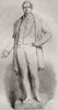 Bronze statue of the late Sir R. Peel, Bart. Portraits 1851 old antique print