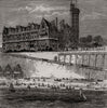 The Granville Hotel, St. Lawrence-on-Sea, near Ramsgate. Kent 1894 old print