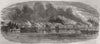 Destruction of Russian government buildings on Kotka island, Finland 1855