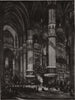 Milan cathedral. Italy 1898 old antique vintage print picture