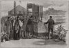 The Prince of Wales laying the keystone of the new Dover harbour. Kent 1893