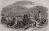 Ramsgate harbour. Kent 1850 old antique vintage print picture