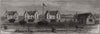 The Northumberland village homes at Whitley, near Tynemouth 1883 old print