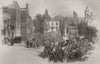 Her Majesty's visit to Harrow School. London 1848 old antique print picture