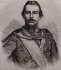 H. S. H. Prince Teck. Portraits 1866 old antique vintage print picture