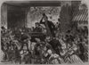 Princess Mary & Prince Teck's wedding. Throwing the slipper for good Lutsk 1866