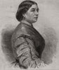 H. R. H. Princess Mary of Cambridge. Cambridgeshire 1866 old antique print