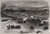 The war: Mouzon, on the Meuse. Ardennes 1870 old antique vintage print picture