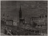 King of Prussia passing the Long Market, Danzig (Gdansk). Poland 1861 print