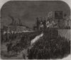 Prince & Princess Of Wales passing the triumphal arch at Diss. Norfolk 1866