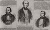 Warner Norwich MP; Hankey Peterborough MP. Ponsonby Cirencester MP 1854 print