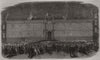 The Royal bridal tour - the illuminations at Berlin. The French legation 1858