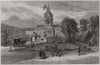 The Palace of Charlottenburg, Berlin. Germany 1888 old antique print picture