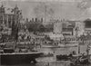 The Royal Party embarking at the Tower. London 1894 old antique print picture