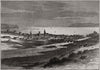 The town of Thurso, visited by the Prince of Wales. Scotland 1876 old print