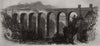 Inverness and Perth Railway. Divie viaduct. Scotland 1863 old antique print