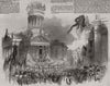 Revolution in Prussia. Solemnities over the dead, Neuen Kirche, Berlin 1848