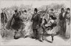 The Shah in the Highlands: the Gillies' Ball, Glenmuick. Scotland 1889 print