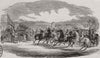 Northamptonshire grand military steeple-chase. The start. Northamptonshire 1844