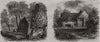 Druidical circles, Stanton Drew; Vallis Manor House remains, Bath Somerset 1864