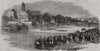 Chester Regatta. Cheshire 1843 old antique vintage print picture