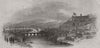 Wurzburg - the Royal Palace. Bavaria 1845 old antique vintage print picture
