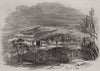 Reinhardtsbrunn, Gotha. Thuringia 1845 old antique vintage print picture
