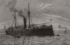 The torpedo Cruiser Fearless, constructed at Barrow-in-Furness. Cumbria 1887
