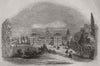 The Palace of Ehrenburg, Coburg - from Prince Albert's drawing. Bavaria 1845