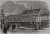 Volunteer Rifle Corps marching past Prince & Princess Of Wales. Cambridge 1864