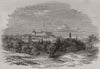 Gotha - from His Royal Highness Prince Albert's drawing. Thuringia 1845 print