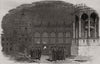 Great/Bishop's Court, Trinity College, Cambridge. Leaving church. Hall 1847