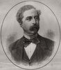 Sir Richard Wallace, Bart. Portraits 1872 old antique vintage print picture