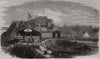 Laying the keystone of new harbour works at Jersey. Channel Islands 1872 print